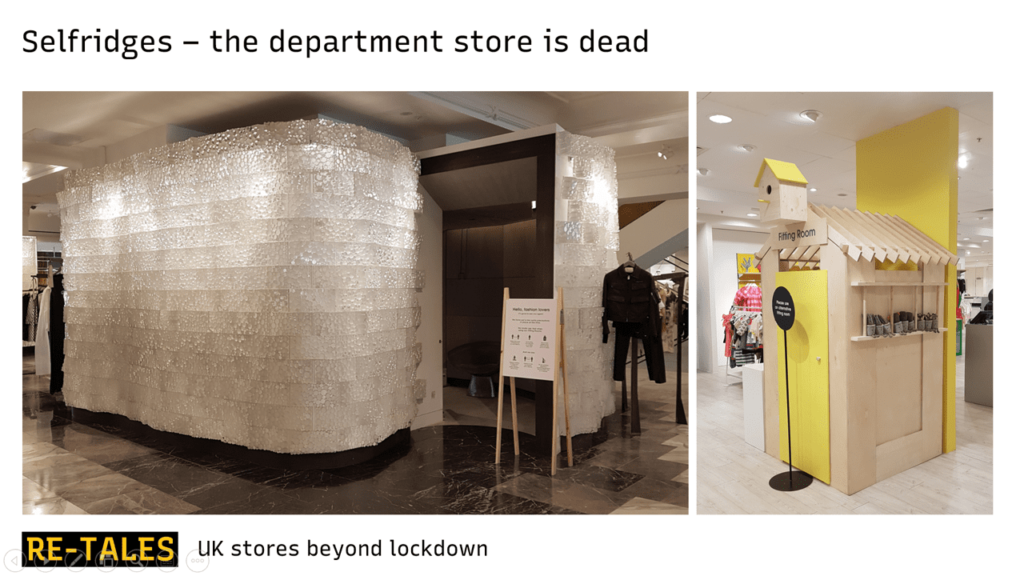 Selfridges using changing room design to inspire and intrigue customers